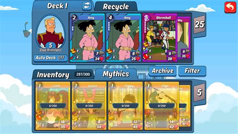 animation throwdown recycle cards.